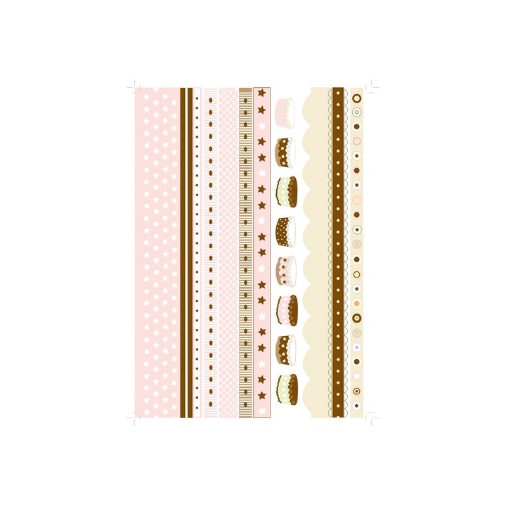 Pergamano Perkamentpapier CC petit. bandes 1 vel A4  (61813)