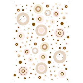 Pergamano Pergamentpapier Class.celebr.cercles 1 Bogen A4 (6181