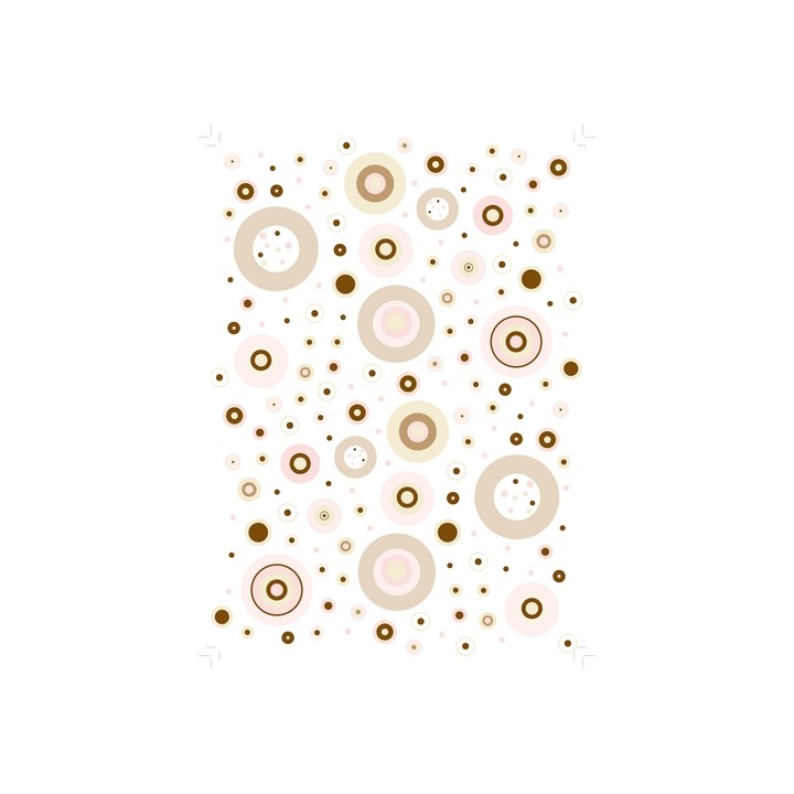 Pergamano Pergamentpapier Class.celebr.cercles 1 Bogen A4 (6181