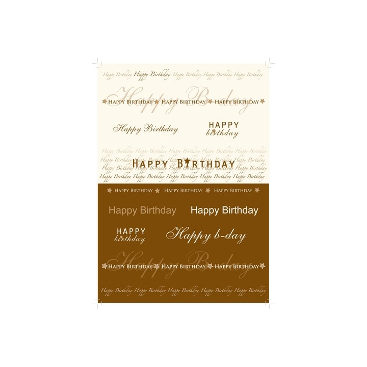 Pergamano Pergamentpapier Classic celebr.texte 1 Bogen A4 (6181