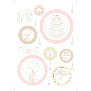 Pergamano Pergamentpapier CC outlines 1 Bogen A4 (61816)