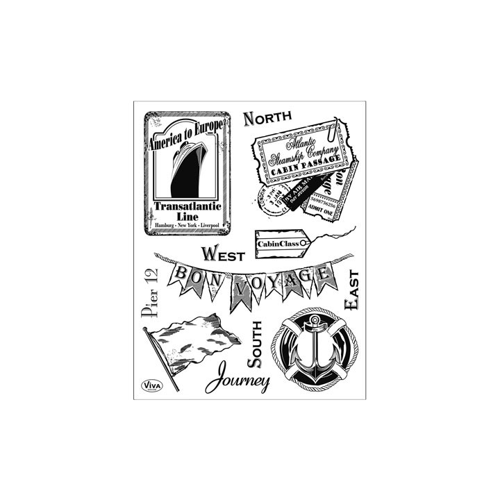 (4003 112 00)Clear Stamps - Journey