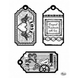 (4003 121 00)Clear Stamps - Tags Love