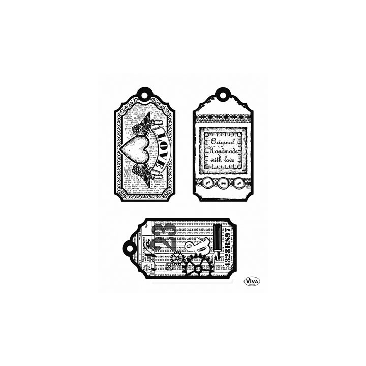(4003 121 00)Clear Stamps - Tags Love