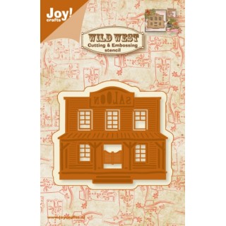 (6002/0425)Cutting & Embossing stencil Saloon