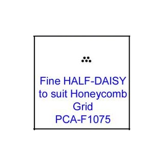 (PCA-F1075)Fine HALF-DAISY to fit H/Comb grid