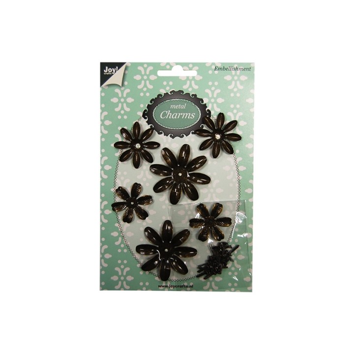 (6350/0304)Metal Charms Dark antique (yellow)copper