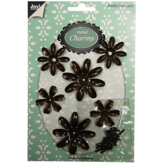 (6350/0304)Metal Charms Dark antique (yellow)copper