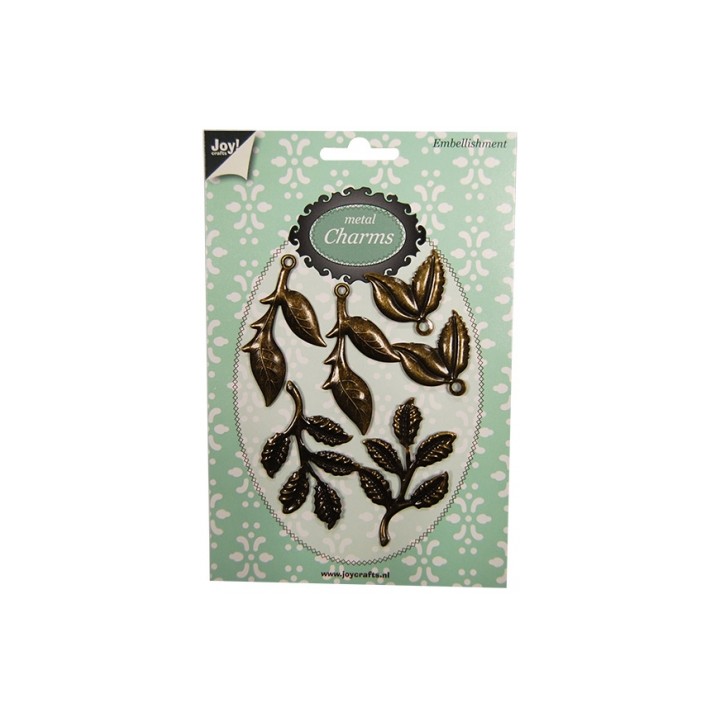 (6350/0309)Metal Charms Dark antique (yellow)copper