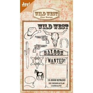(6410/0348)Clear stamp Wild west