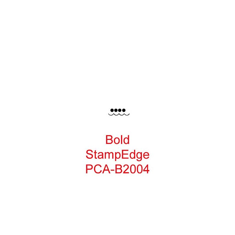 (PCA-B2004)Bold StampEdge