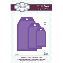 (CED4305)Craft Dies - Pierced Tags