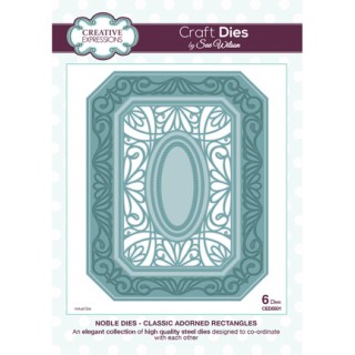 (CED5501)Craft Dies - Classic Adorned Rectangles