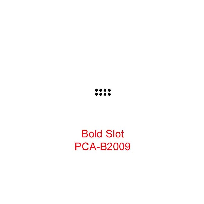 (PCA-B2009)Bold Slot