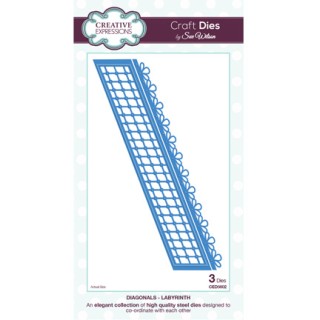 (CED5602)Craft Dies - Diagonale Labyrinth