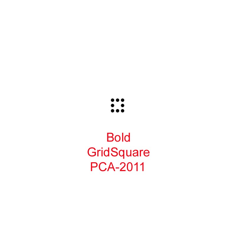 (PCA-B2011)Bold GridSquare