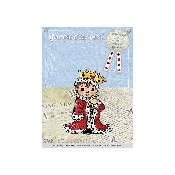 (CDST10025)Stamps - Yvonne Creations - King