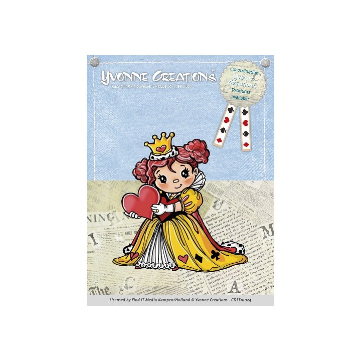 (CDST10024)Stamps - Yvonne Creations - Queen