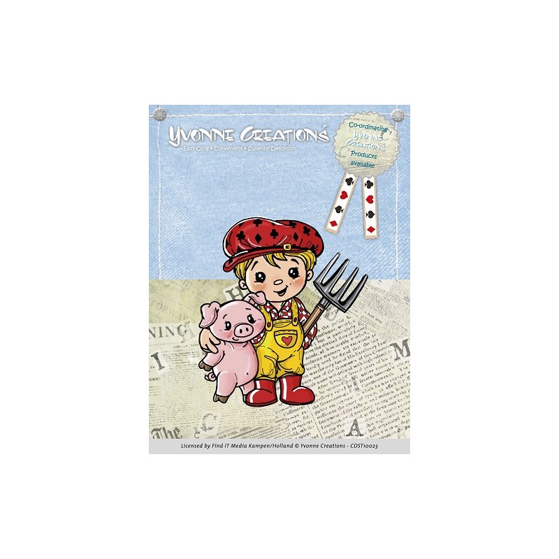 (CDST10023)Stamps - Yvonne Creations - Knave