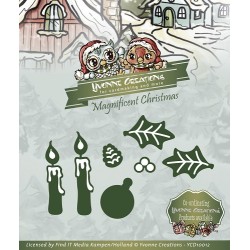 (YCD10012)Die - Yvonne Creations - Candle Set