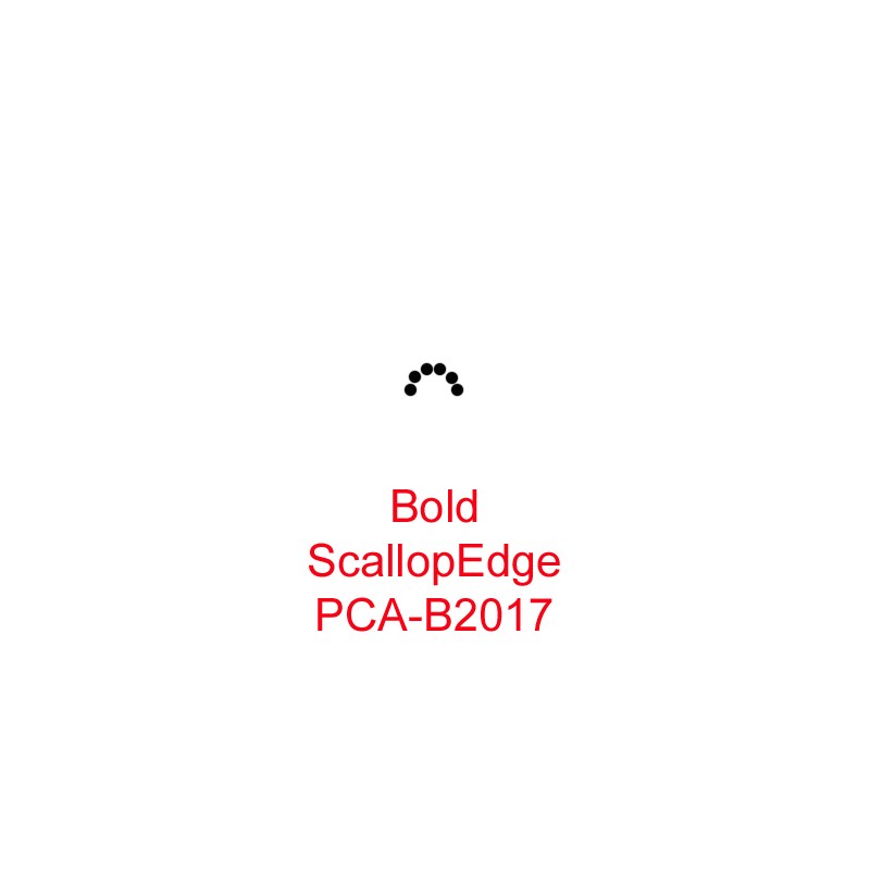 (PCA-B2017)Bold ScallopEdge