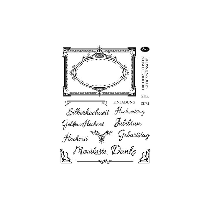 (4003 124 00)Clear Stamps - Anlasse Festlich