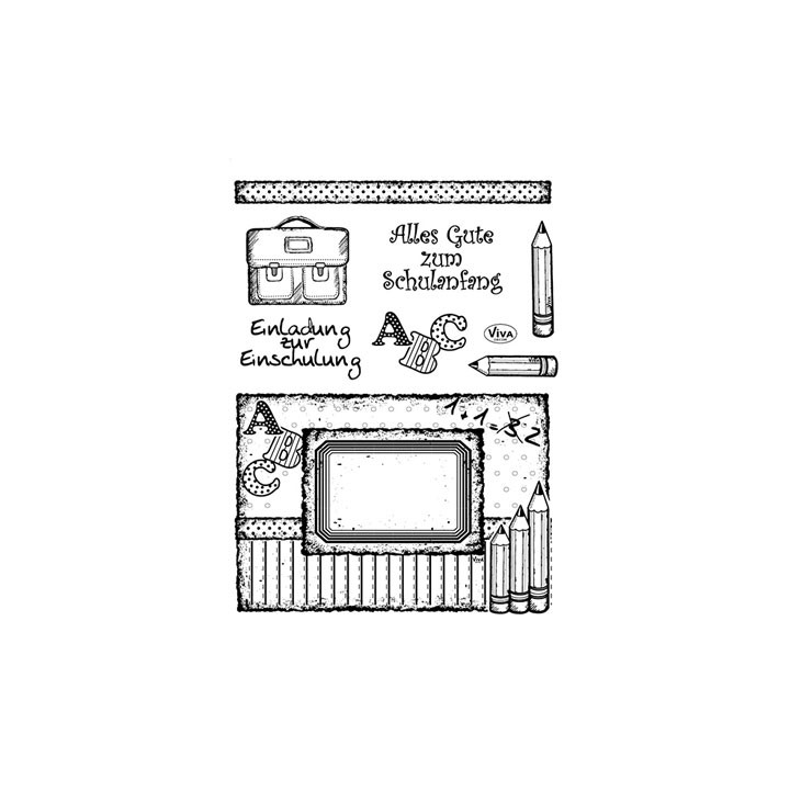 (4003 126 00)Clear Stamps - Einschulung