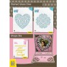 (SGD003)Nellie`s Choice Stained Glass Dies - Fantasy heart
