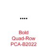(PCA-B2022)Bold Quad Row