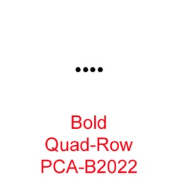 (PCA-B2022)Bold Quad Row