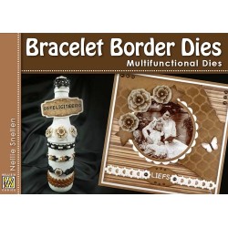 (BBD009)Nellie's Bracelet Border Die Chain with circles