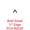 (PCA-B2028)Bold Small V" Edge"