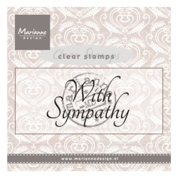 (CS0928)Clear stamp With sympathy