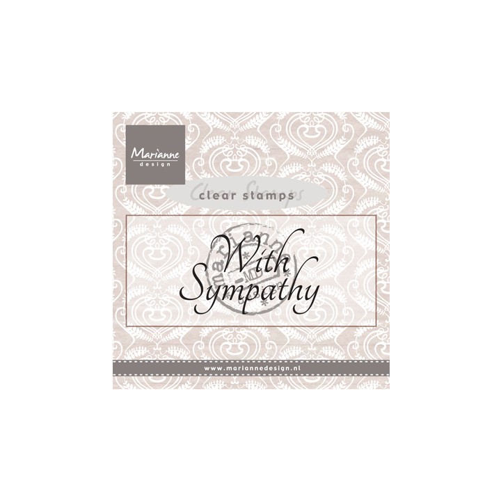 (CS0928)Clear stamp With sympathy