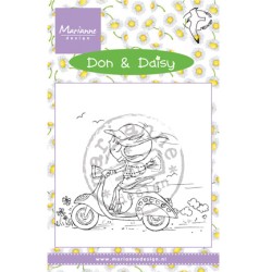 (DDS3349)Clear Stamp Don & Daisy Scooting Daisy
