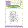 (DDS3350)Clear Stamp Don & Daisy Freeze Frame