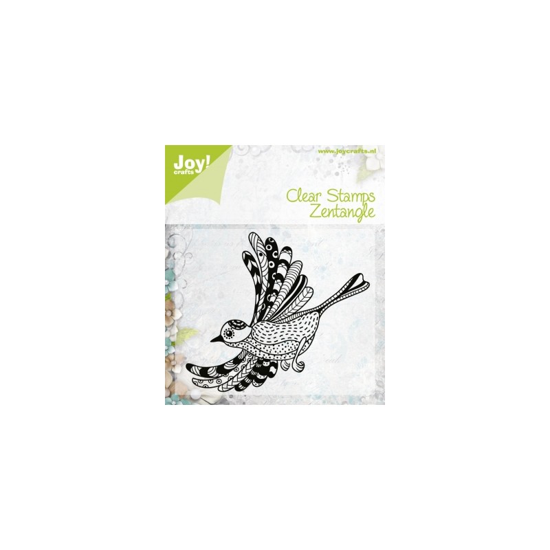(6410/0346)Clear stamp Zentangle bird