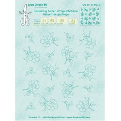 (35.0676)Embossing folder Blossom