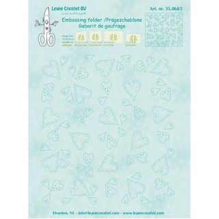 (35.0683)Embossing folder Hearts