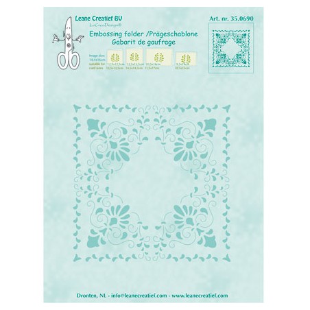 (35.0690)Embossing folder Curlicue