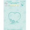 (35.0706)Embossing folder Frame blossom heart