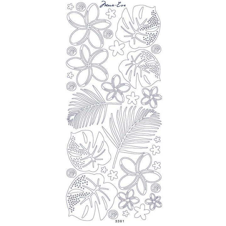 (AUPO1007)Aurelie Peel-Off's The Original Floral Collection Set