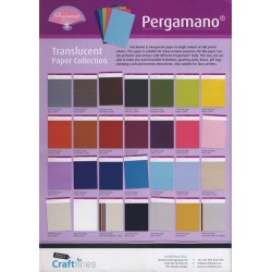 (63008)Translucent Paper Orange A4 150 gsm 5 Sheets