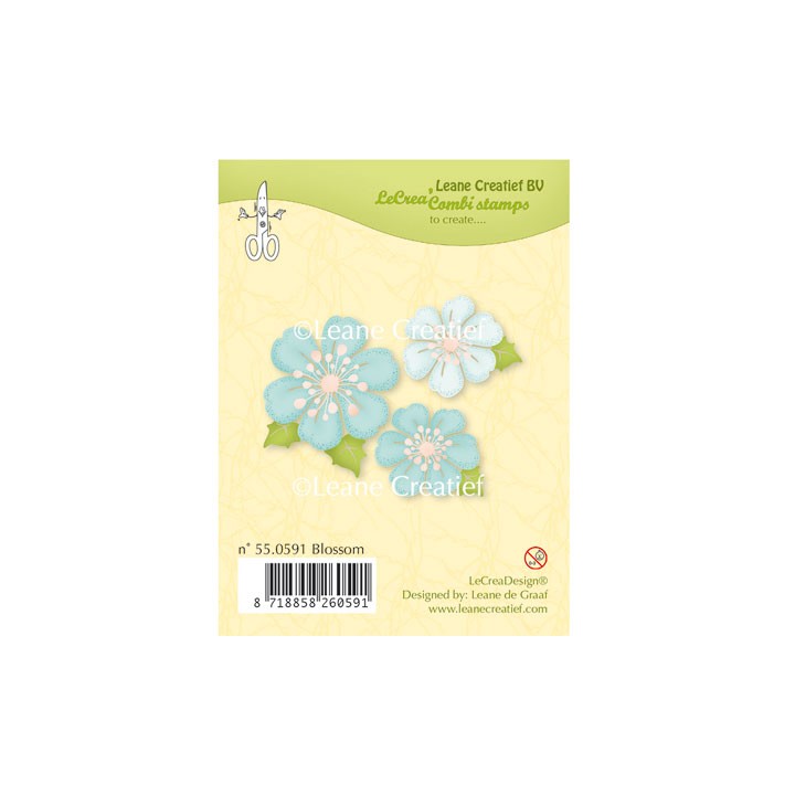 (55.0591)Clear stamp Blossom