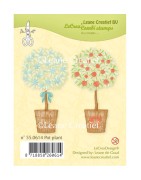 (55.0614)Clear stamp Pot plant