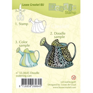 (55.0645)Doodle stamp Watering can