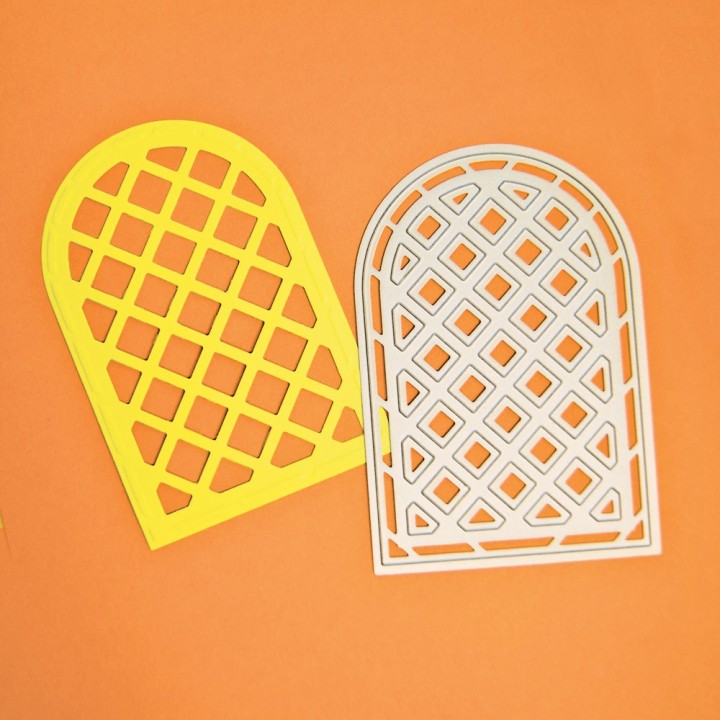 ( 239E)Tonic Studios - Trellis Window Die