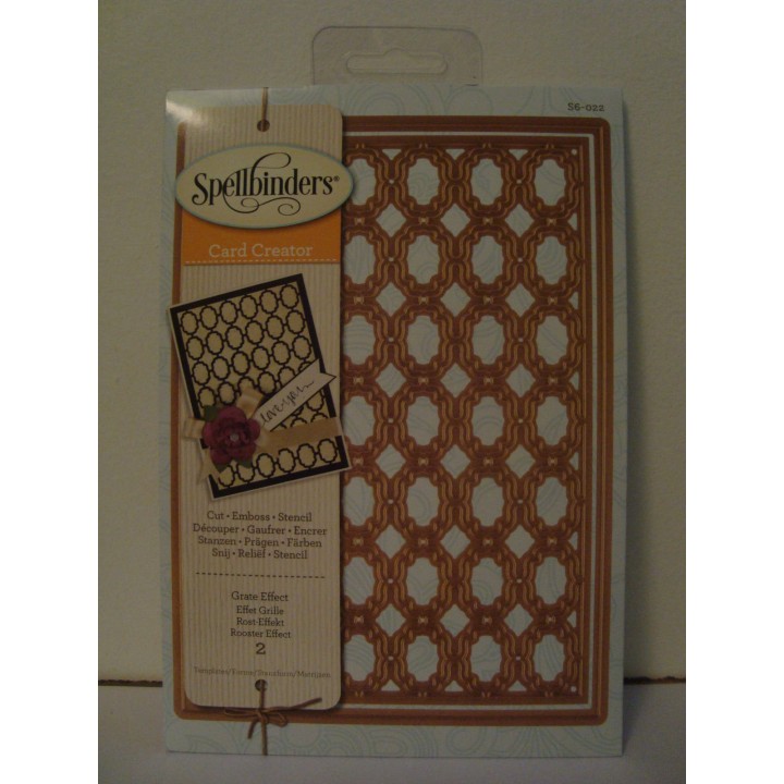 (S6-022)Spellbinders Shapeabilities Grate Effect