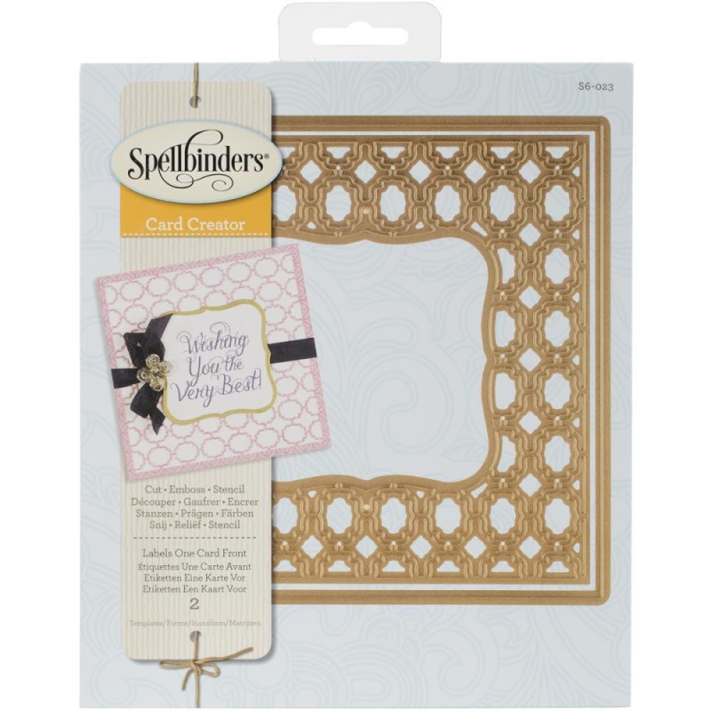 (S6-023)Spellbinders Shapeabilities Labels One Card Front