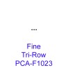 (PCA-F1023)Fine Tri-Row